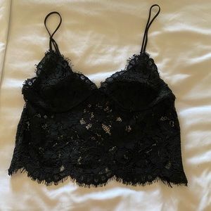 Black Lacey Shirt